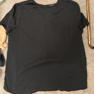 Banana Republic Black Short Sleeve Tee